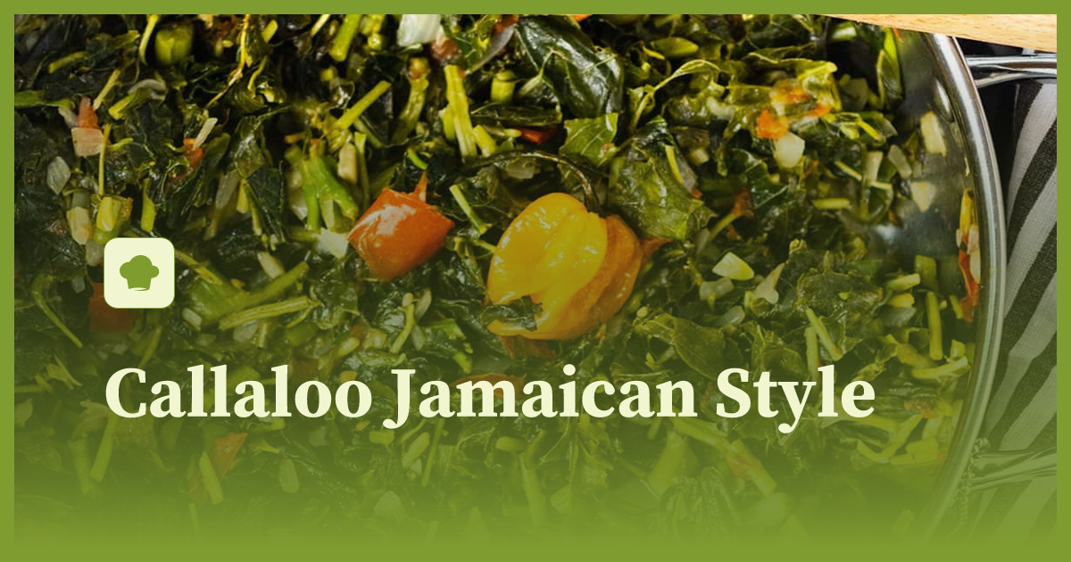 Callaloo Jamaican Style recipe littlecook