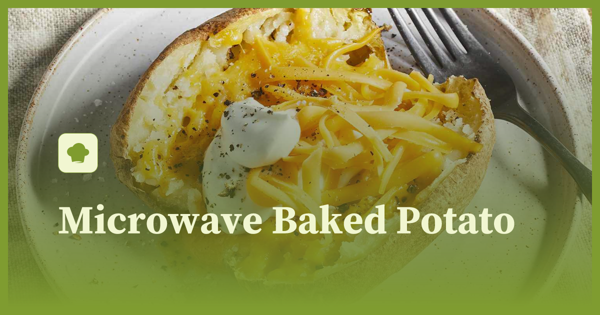 Microwave Baked Potato recipe littlecook